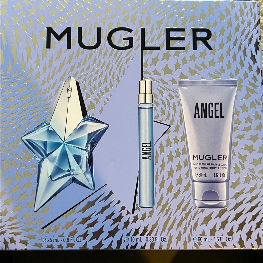 Mugler Angel Blue and Silver Gift Set